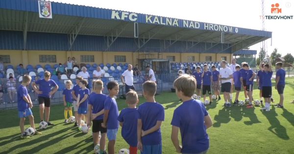 Futbalový klub Kalná nad Hronom zorganizoval nábor nových futbalistov a futbalistiek (video)