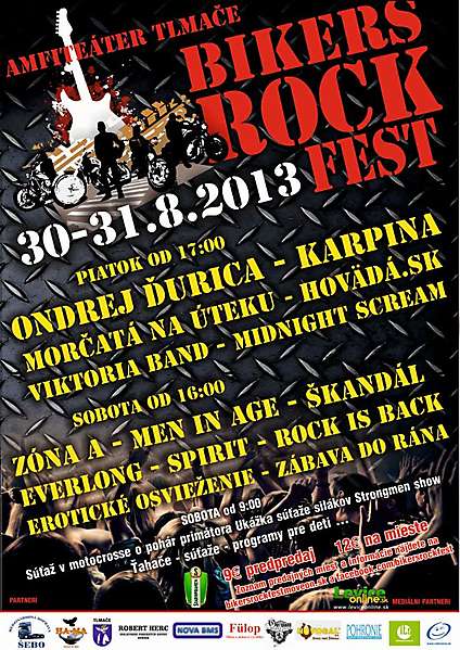 Súťaž o vstupenky na Bikers Rock Fest 2013 Súťaž o vstupenky na Bikers Rock Fest 2013