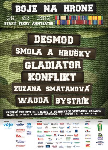 Festival Boje na Hrone 2012, Starý Tekov, 28.7.2012