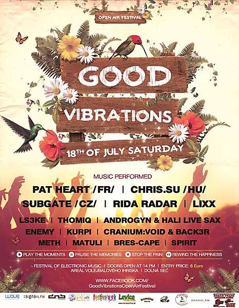 Štvrtý ročník GOOD VIBRATIONS OPEN AIR FESTIVAL dvíha latku + súťaž o vstupenky!