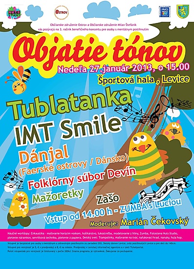 Súťaž o 5x2 vstupenky na Objatie tónov 2013