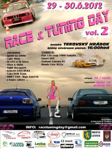 Súťaž o 6 vstupeniek na Race & Tuning Day vol.2