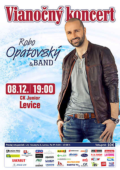 Súťaž o 2 vstupenky na koncert Roba Opatovského v Leviciach