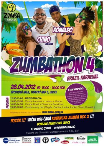 Súťaž o 2 vstupenky na Zumbathon 4 Súťaž o 2 vstupenky na Zumbathon 4