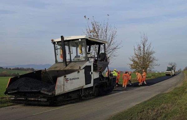 V okrese Levice modernizujú viaceré úseky ciest III. triedy