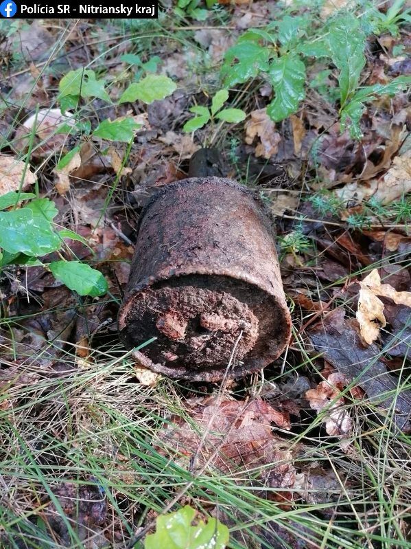 Hubár našiel v lese pri Novej Dedine nefunkčný ručný granát z obdobia II. svetovej vojny