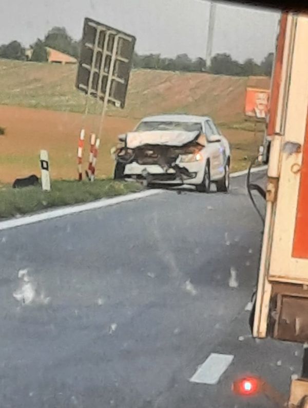 Zrážka dvoch vozidiel so zverou medzi Kalnou nad Hronom a Veľkým Ďurom sa zaobišla bez zranení