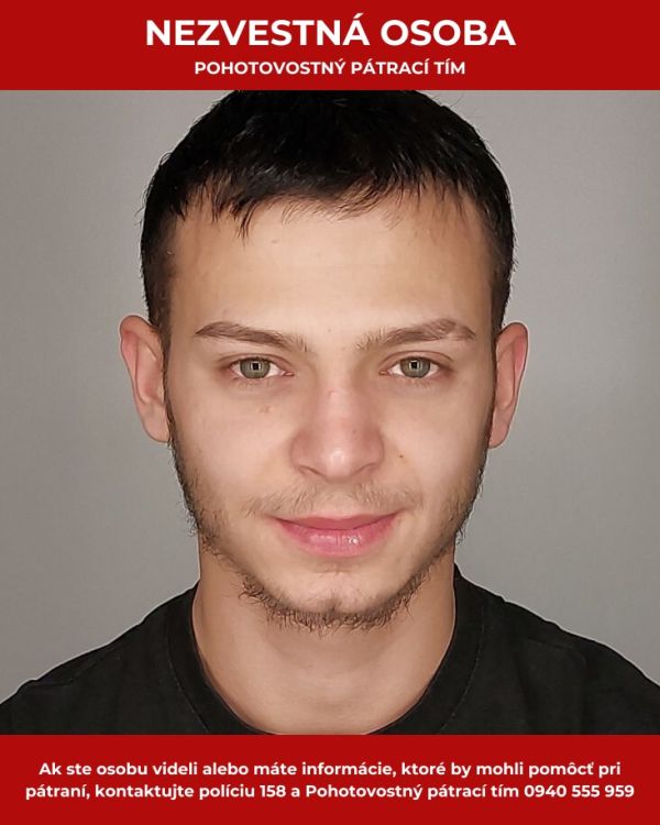 Pátranie po nezvestnom 20-ročnom Miroslavovi Goralovi z Levíc Pátranie po nezvestnom 20-ročnom Miroslavovi Goralovi z Levíc