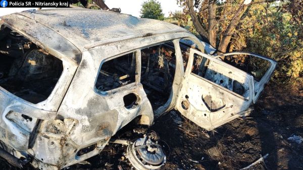 Od Šiah po Jur nad Hronom agresívnou jazdou prevážal migrantov, policajti mu skrížili cestu a narazil do stromu