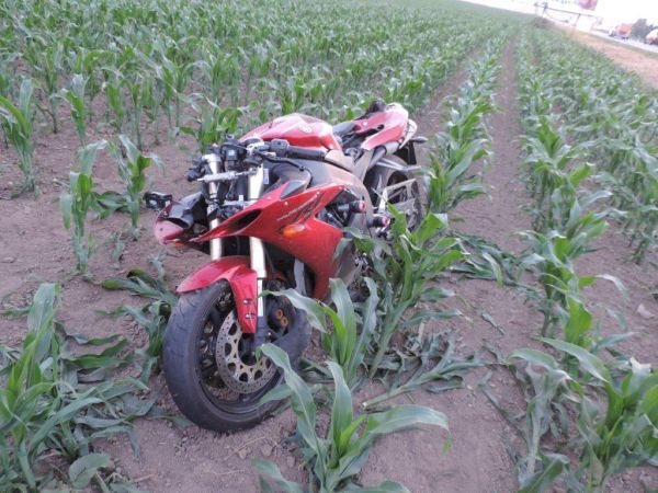 Dopravná nehoda, motocyklista, Kalná - Veľký Ďur, 7.6.2015