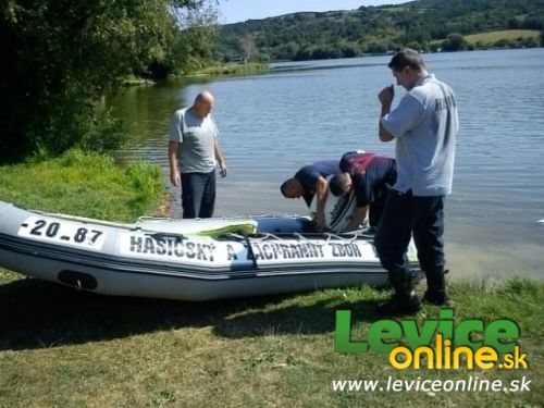V Bátovskej priehrade sa utopila žena, Bátovce, 25.8.2012 + fotografie