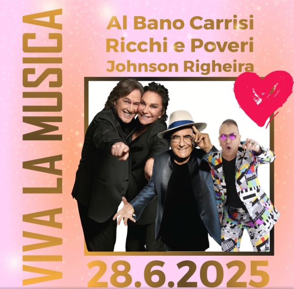 Naživo na jednom pódiu: Talianske superhviezdy rozoznejú Banskú Bystricu hitmi, ktoré poznajú všetky generácie