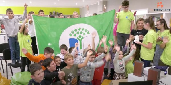 ZŠ L.Balleka v Šahách získala online certifikát na projekt Zelená škola (video)