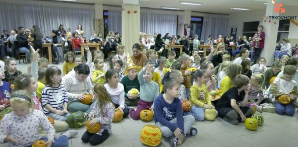 Na ZŠ Lajosa Pongrácza s VJM sa konal Festival tekvicových lampášov (video)