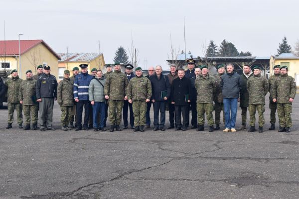 Mechanizovaný prápor v Leviciach oslávil 20. výročie svojho vzniku