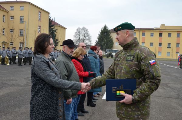 Mechanizovaný prápor v Leviciach oslávil 20. výročie svojho vzniku