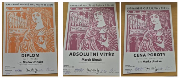 Talentovaný žiak ZUŠ Pála Kadosu v Leviciach Marek Uhnák sa stal absolútnym víťazom na medzinárodnej organovej súťaži