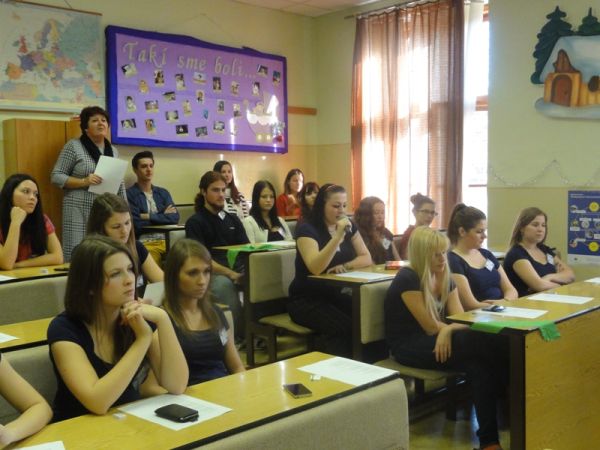 Na Obchodnej akadémii o ľudských právach, 10.12.2013