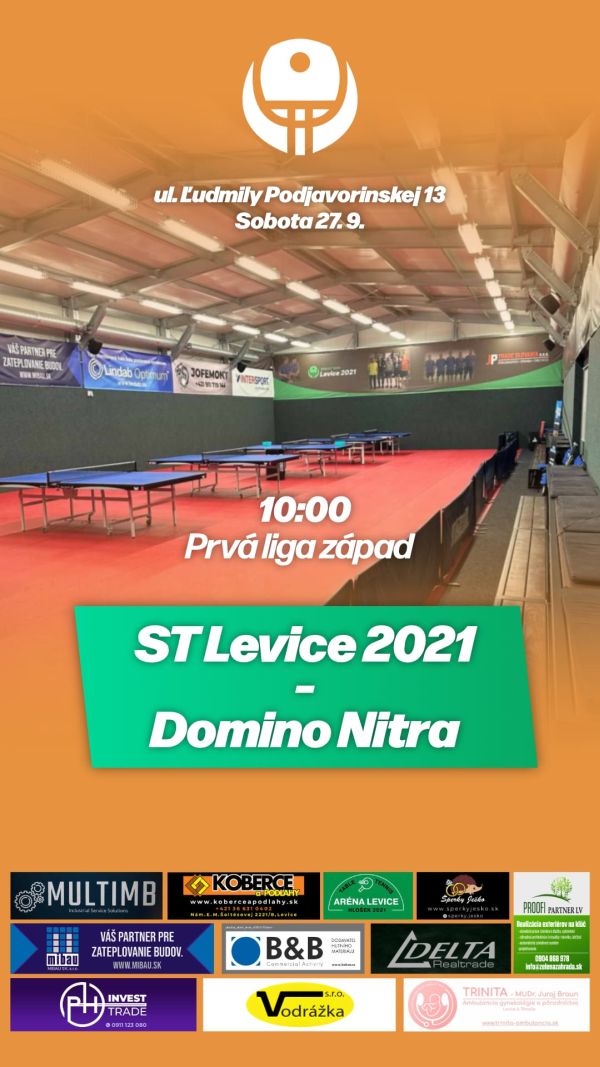 Levický stolnotenisový klub vstupuje do novej sezóny ako obhajca prvenstva v prvej lige, absentuje záujem zo strany mesta