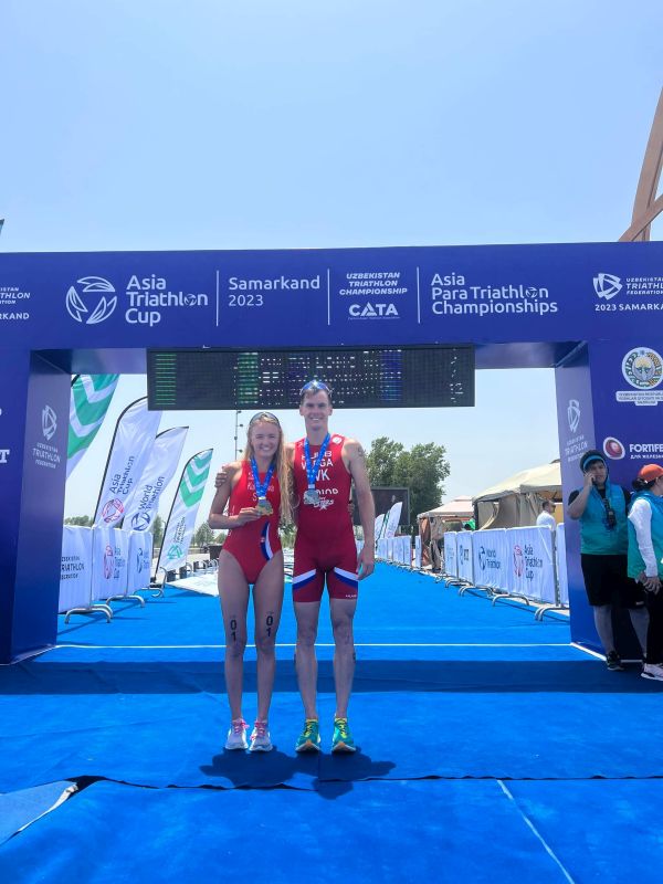 Ivana Kuriačková zvíťazila na kontinentálnych pretekoch ázijského pohára v&nbsp;olympijskom triatlone v&nbsp;uzbeckom Samarkande