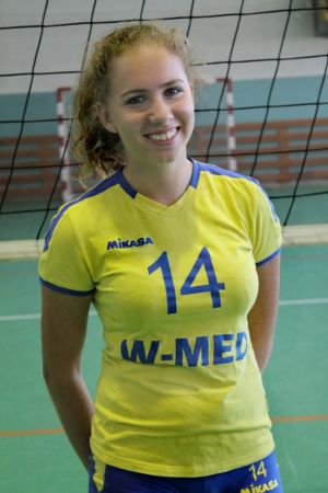 Z levických volejbalistiek vynikala Nina Sládečeková