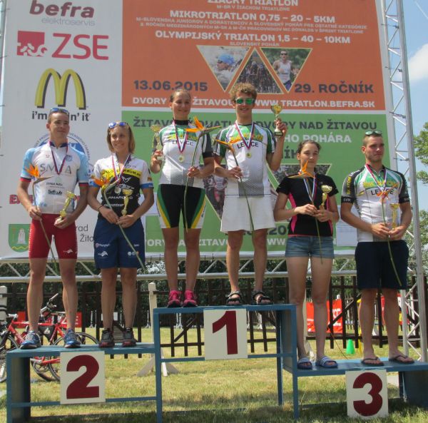 Matúš Verboský a Ivonka Miklošová majstrami SR v triatlone