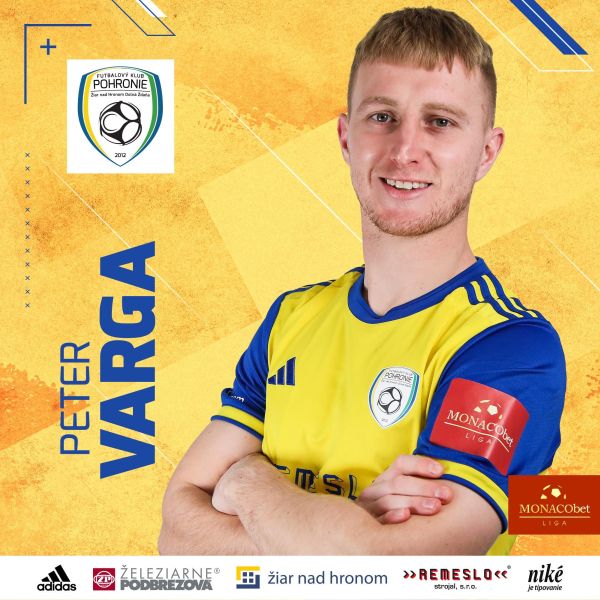 Peter Varga, rodák zo Šiah, posilní druholigové FK Pohronie Peter Varga, rodák zo Šiah, posilní druholigové FK Pohronie