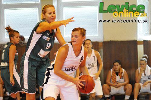 Levické basketbalistky ťahali proti ruskám za kratší koniec