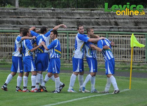 Levickí futbalisti s ďalším plným domácim bodovým ziskom, zdolali Dunajskú Stredu B