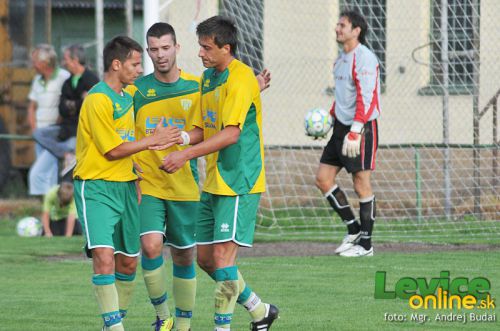 Levičania v druhom prípravnom zápase potvrdili formu, doma zdolali Dolnú Ždaňu + fotografie, 17.7.2012