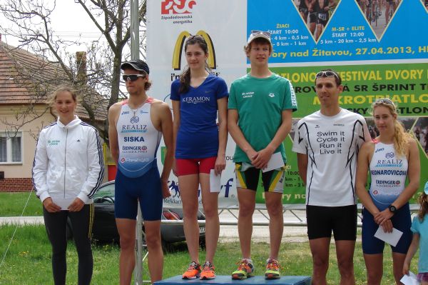 Na Žitavskom duatlone levický ŠK Atóm exceloval