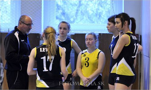 Volejbalové juniorky Levíc s prehrami proti Senici Volejbalové juniorky Levíc s prehrami proti Senici
