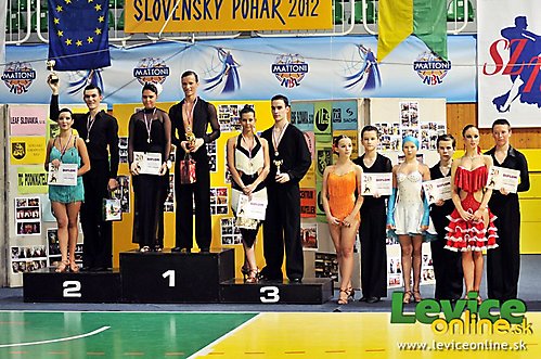 Pohár primátora mesta Levice 2012 a Slovenský pohár v tanečnom   športe + fotografie a výsledky