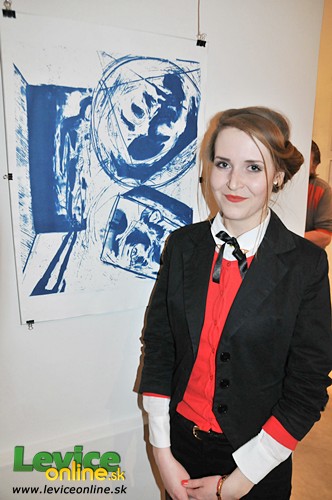 Levičanka Zdenka Mertanová s jej dvoma spolužiačkami vystavuje svoje diela + fotografie