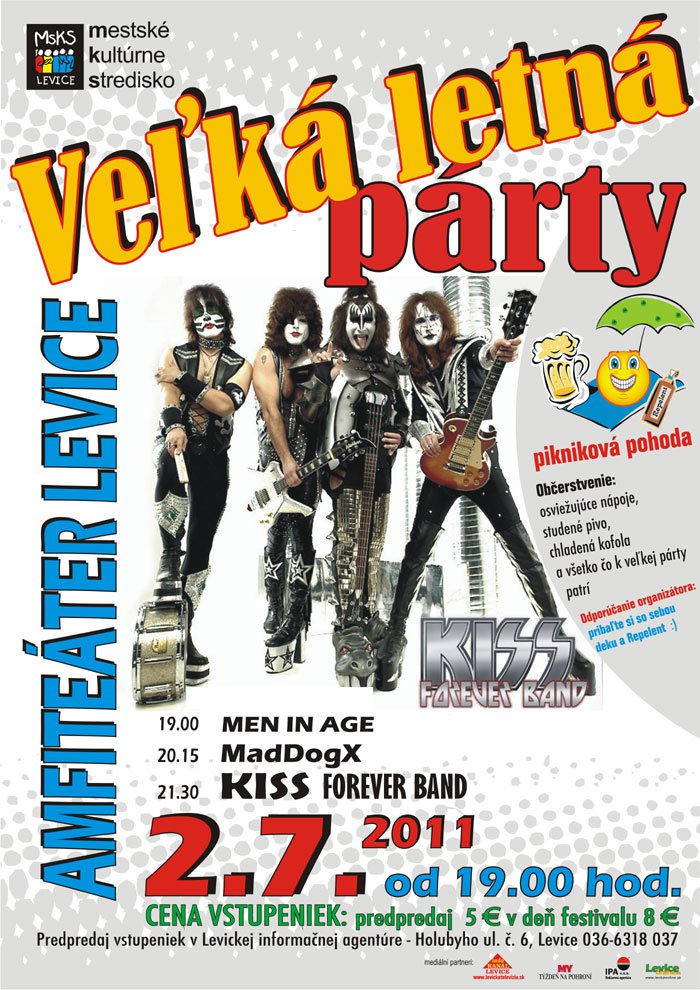 VEĽKÁ LETNÁ PÁRTY v znamení koncertov troch vynikajúcich kapiel a krstu CD