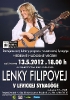 Lenka Filipová, synagóga, Levice, 13.5.2012