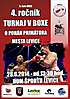 Turnaj v boxe o pohár primátora mesta Levice, 4. ročník, 28.6.2014