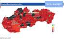 Od 29. marca je okres Levice v 2. stupni varovania podľa COVID AUTOMATu, teda červený