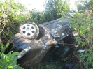 Dopravná nehoda medzi Plavými Vozokanmi a Tekovskými Lužanmi, 27.8.2012
