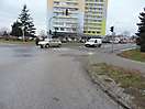 Dopravná nehoda Levice, križovatka Dopravná - Ľ.Štúra, 4.1.2014