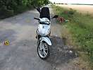 Dopravná nehoda, Želiezovce - Šalov, 30.6.2015, motocykel
