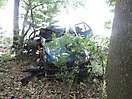 Dopravná nehoda, Žemberovce, 14.6.2015, náraz BMW X5 do stromu