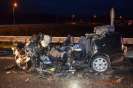 Dôvodom tragickej nehody pri Šahách je zrejme prejdenie auta do protismeru