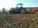 V katastri obce Čifáre zhorel traktor, škoda za 90.000 eur