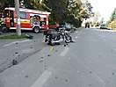 V Žemberovciach sa zrazilo auto s motocyklom, 28.9.2014