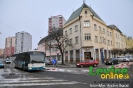 Nový kruhový objazd okolo Nám. hrdinov v Leviciach