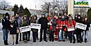 Sviečkový pochod, Levice 3.12.2012