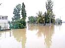 Záplavy a zvýšené toky, Levice a okolie, 2.9.2014