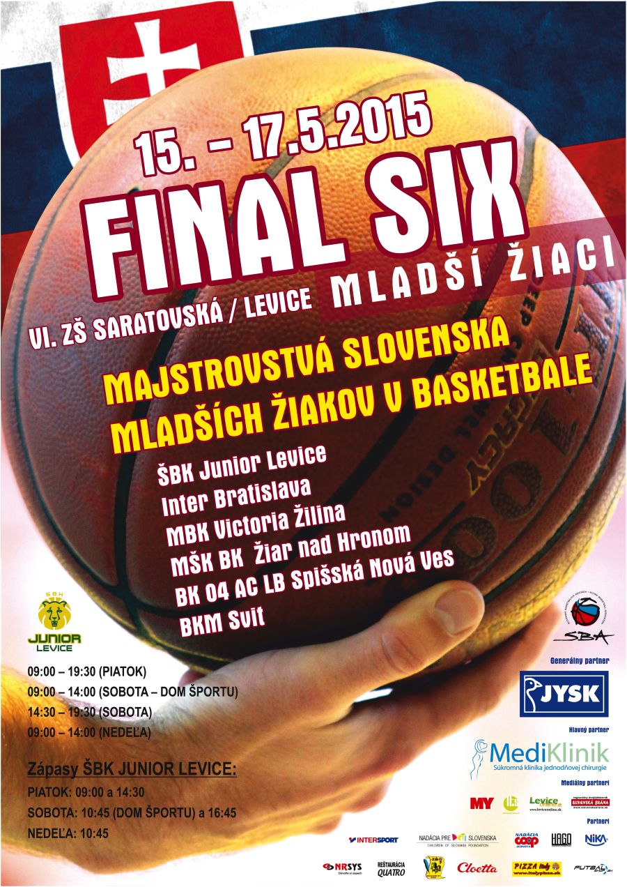 Final Six - Majstrovstvá Slovenska mladších žiakov v basketbale