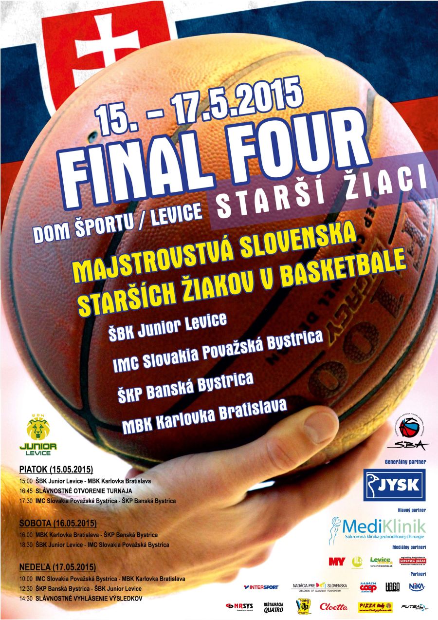 Final Four - Majstrovstvá Slovenska starších žiakov v basketbale